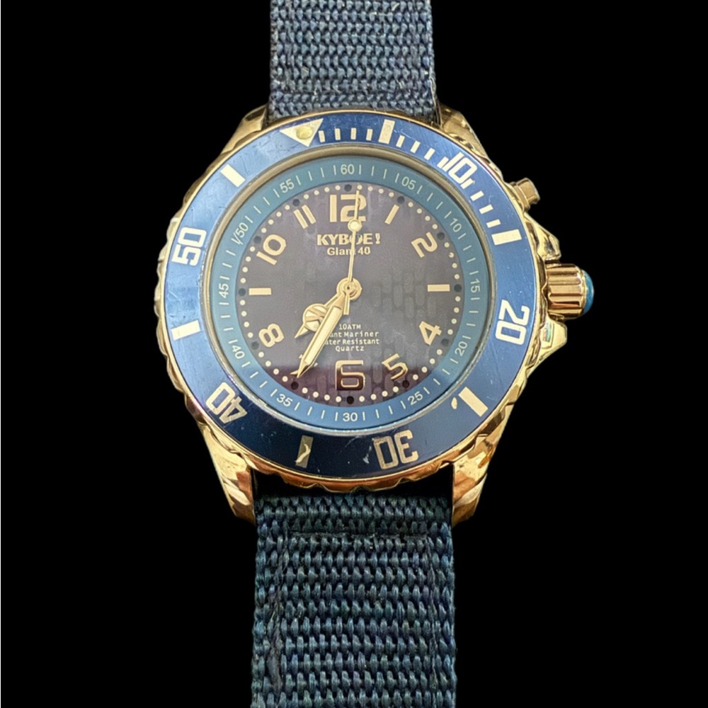 KYBOE! Giant Mariner 48mm Dark Blue 10ATM Water Resistance Quartz Watch RG48-002